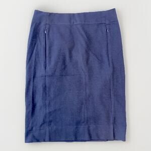 Diane Von Furstenburg Navy Pencil Skirt Size 6